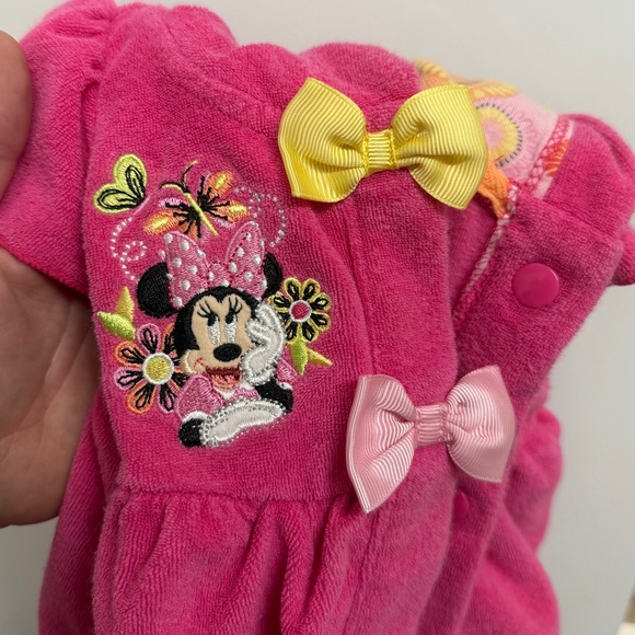 Disney Store Minnie Mouse Girl Swimsuit Cover Up - Picture 4 of 6